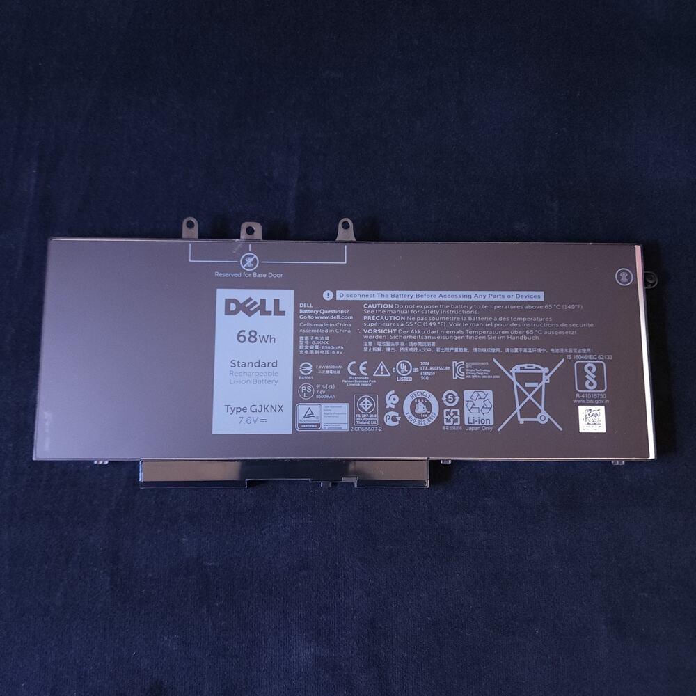 NEW Genuine OEM Dell Precision 3520 3530 68Wh Laptop Battery KCM82 GJKNX